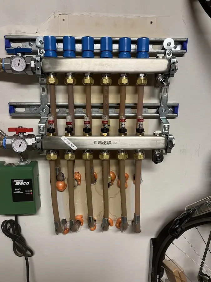 Plumber performing Gas Leak Detection at a residential property in Ocean City